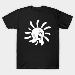 Cheerful sun (white print) T-Shirt